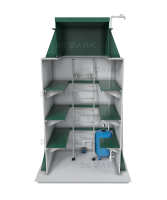 Погреб-кессон ЗЕМЛЯК 1200х1200х2400 мм