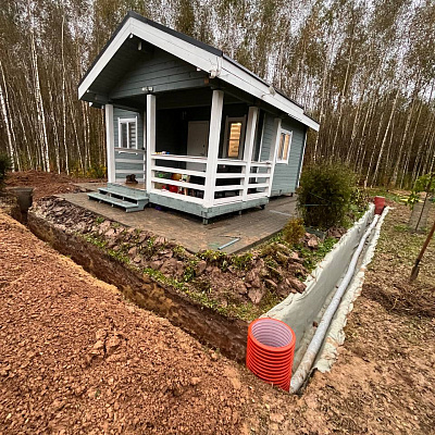 Дренаж участка придомовой